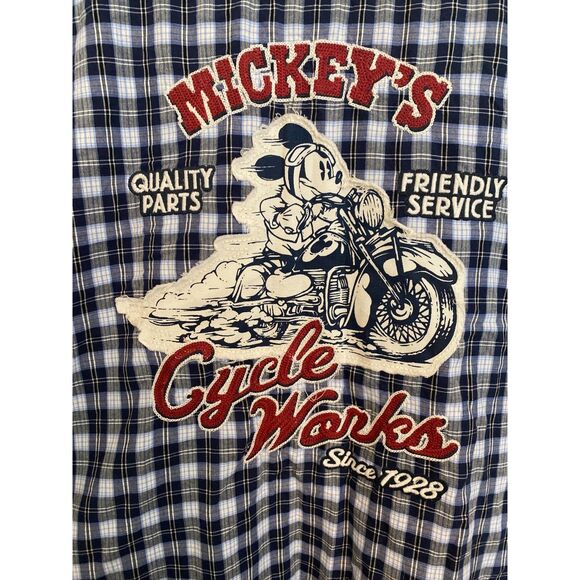 Disney Parks Mickey's Cycle Works Shirt - Picture 8 of 8